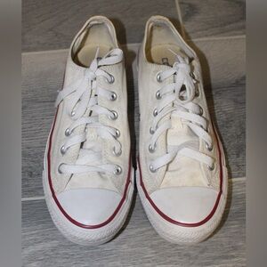 Classic White Canvas Sneakers